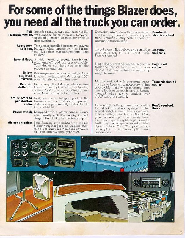1973 Chevrolet Blazer Brochure Page 3